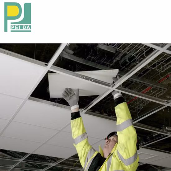 600X600 音響ミネラルファイバーボードの天井タイルの価格