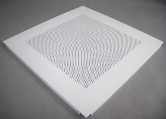 OEM の穴があいた工場価格の金属のオフィスの装飾のためのアルミニウム吊り下げ天井